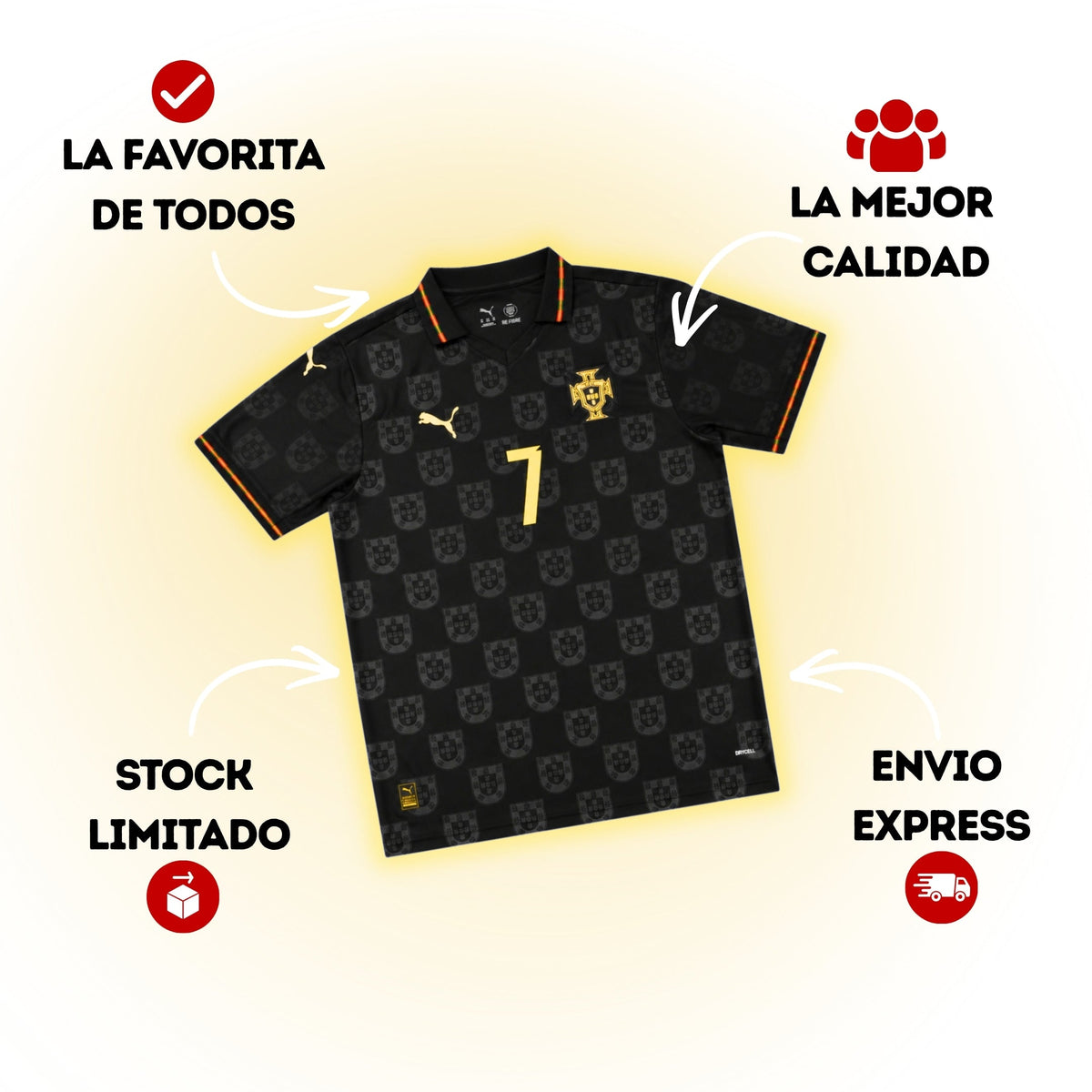 Portugal Visita Mundial Player - 2026 Pantera Negra EXPRESS