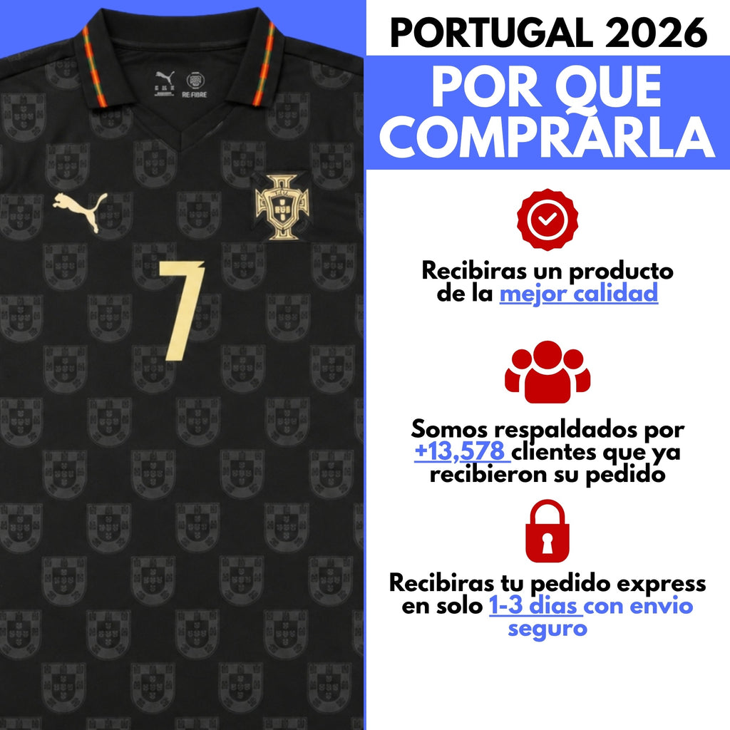 Portugal Visita Mundial Player - 2026 Pantera Negra EXPRESS