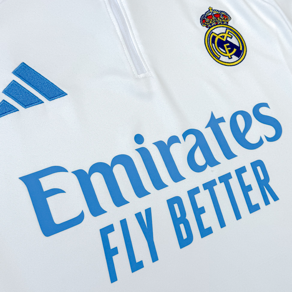 Real Madrid Entrenamiento Blanco Larga