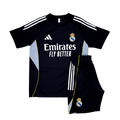 Real Madrid Entrenamiento Negro Corta