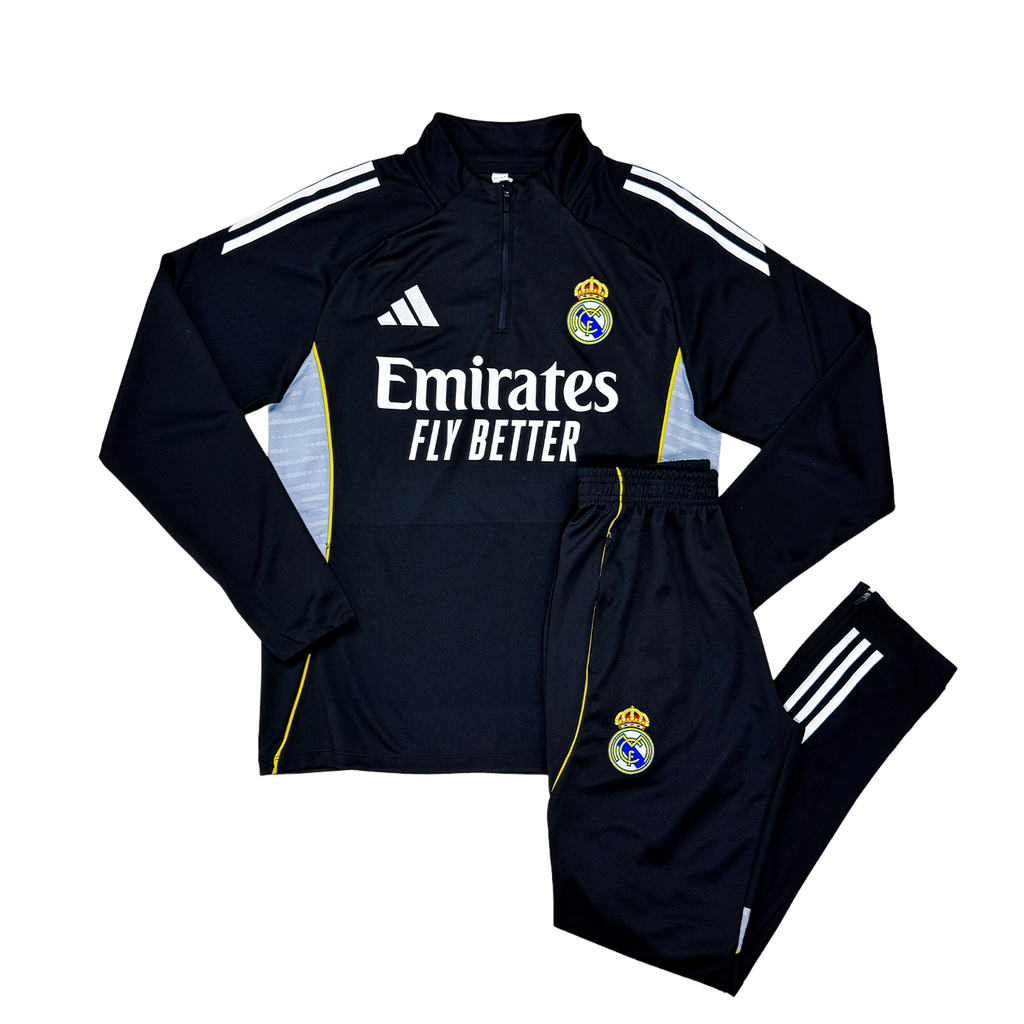 Real Madrid Entrenamiento Negro Larga