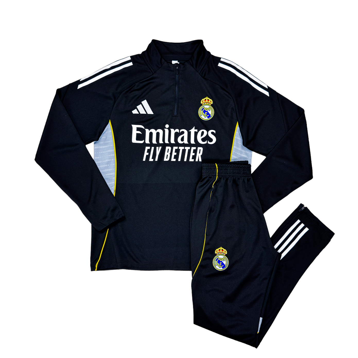 Real Madrid Entrenamiento Negro Larga