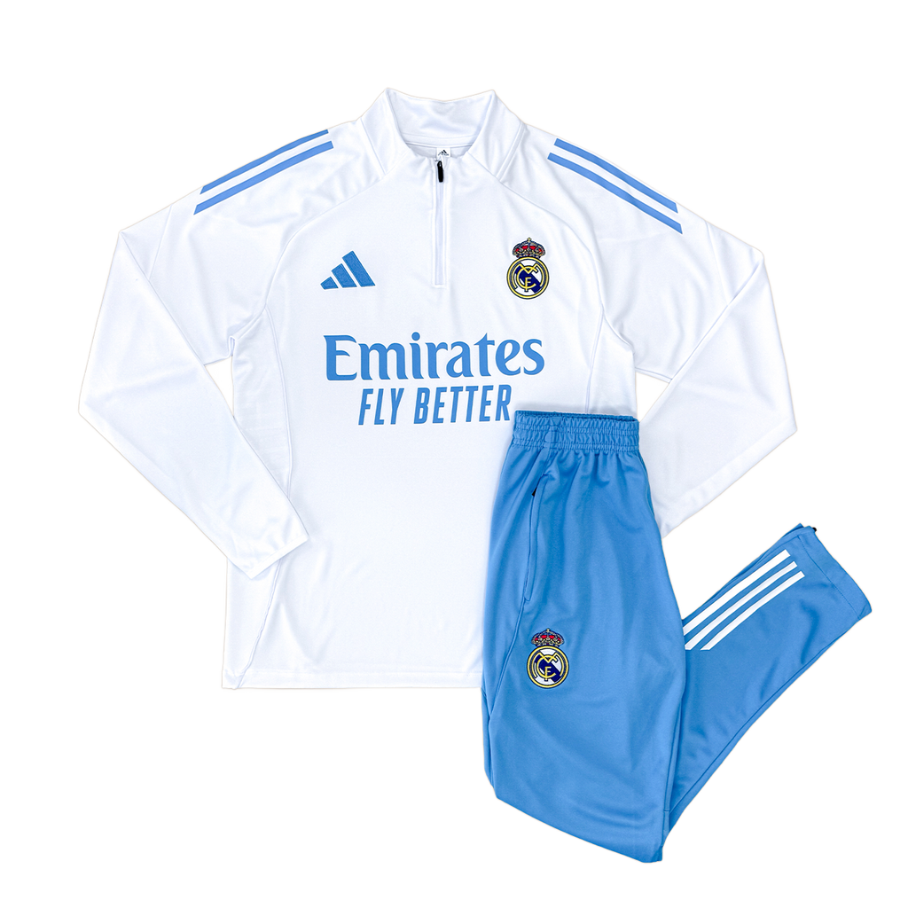 Real Madrid Entrenamiento Blanco Larga