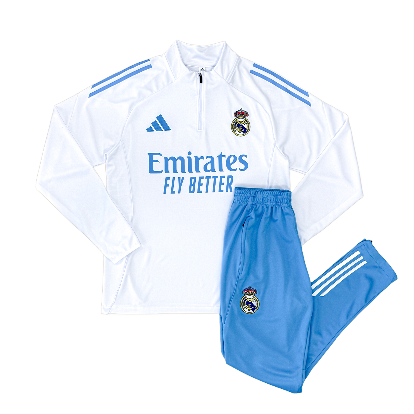 Real Madrid Entrenamiento Blanco Larga