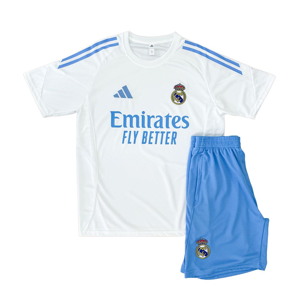 Real Madrid Entrenamiento Blanco Corta