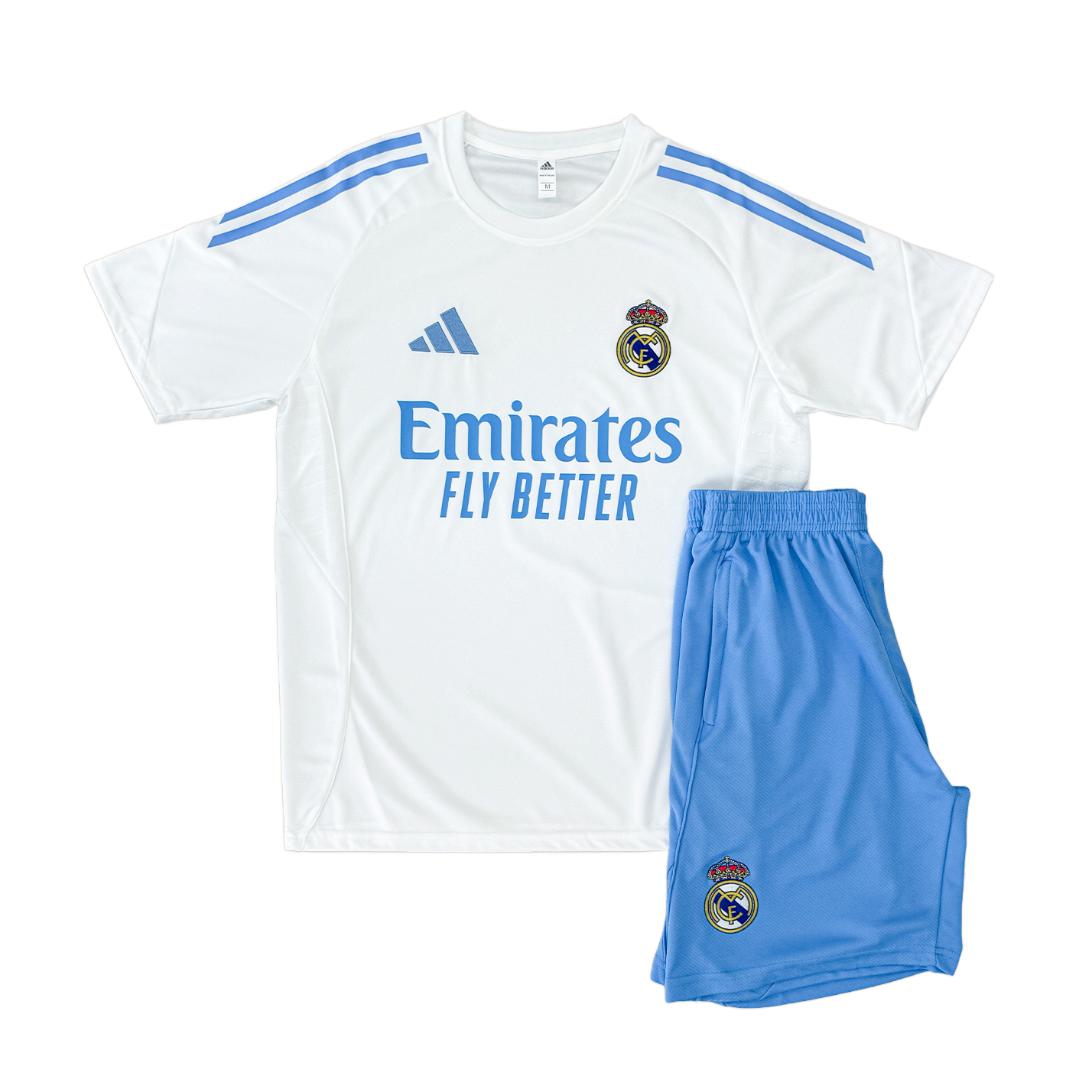 Real Madrid Entrenamiento Blanco Corta